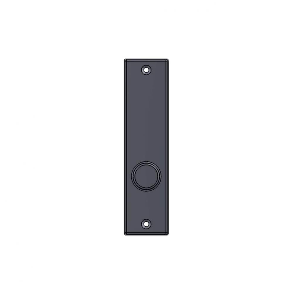 1 1/2'' x 6'' Contemporary mortise bolt plate w/turn piece.