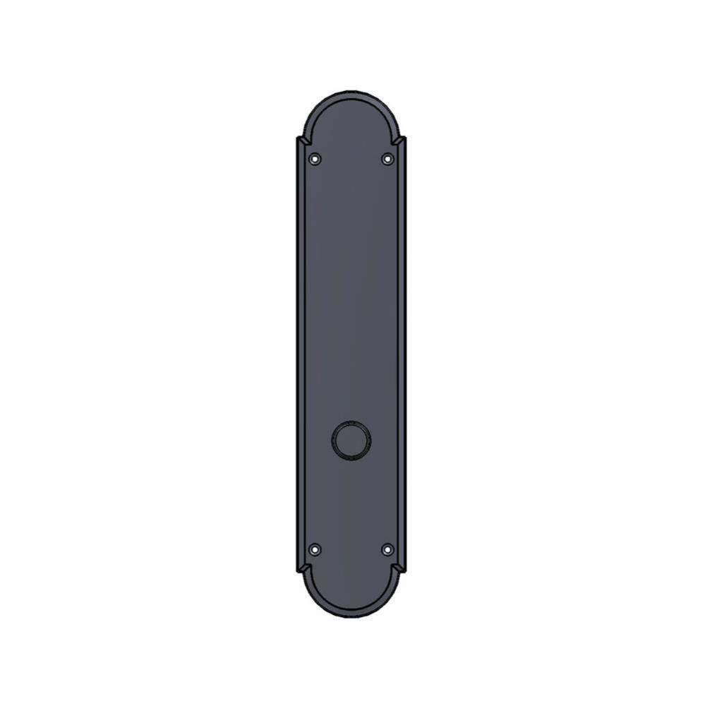3'' x 14 1/2'' Arch mortise lock dummy plate.