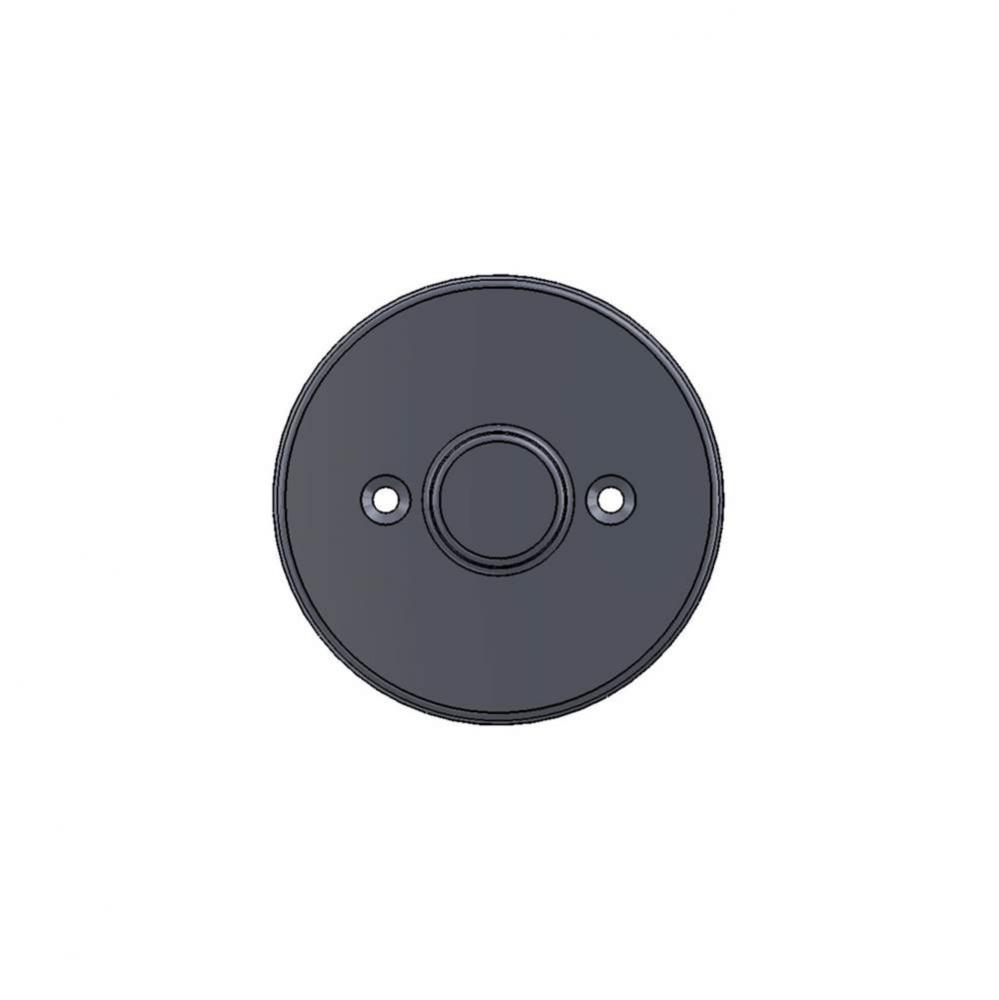 3'' Contemporary round privacy plate.