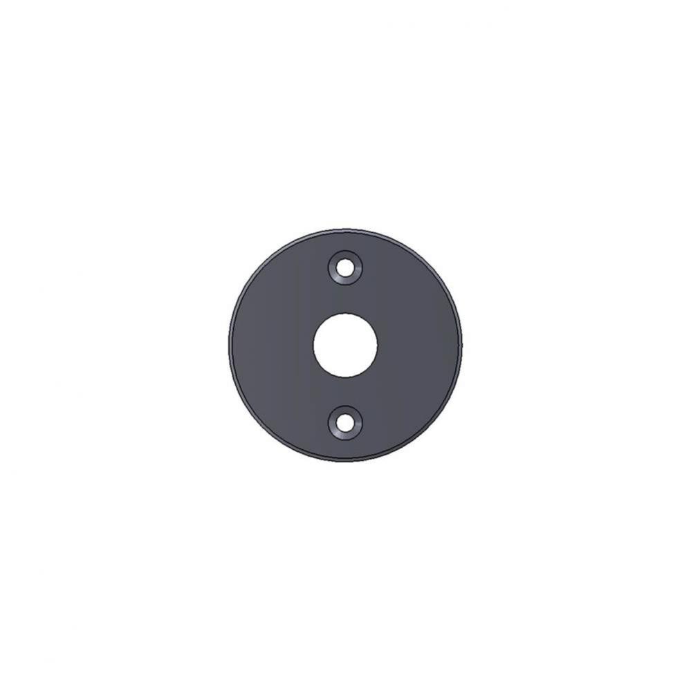 2 1/4'' Novus Bevel round passage plate.