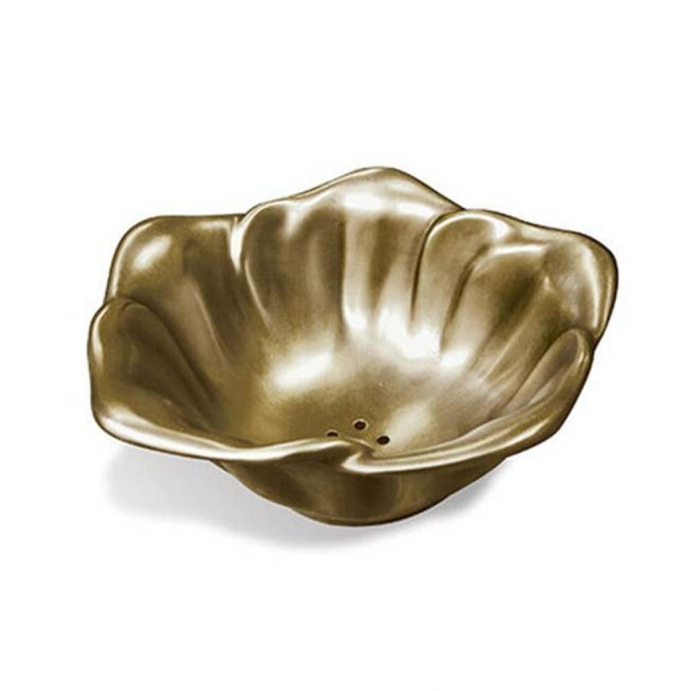 Lotus vessel sink. No drain required. 13'' outside, round.
