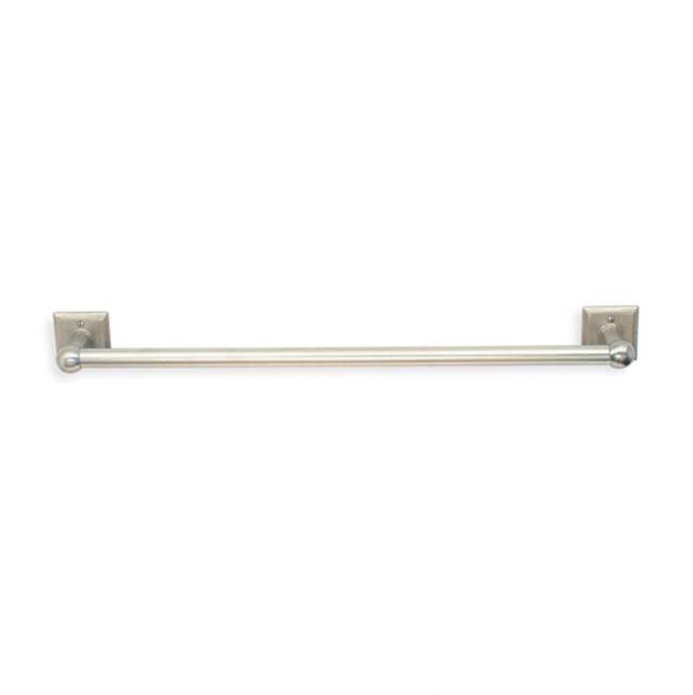 16'' Contemporary towel bar w/v-shaped underside. 15'' center-to-center. No es