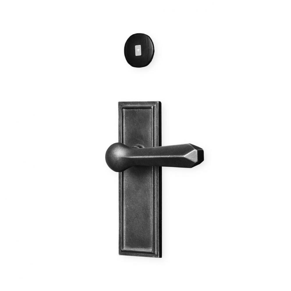 Patio function. Lever/knob x lever/knob deadbolt entry set. P-1512-5.5 (ext) EP-1512-5.5TPC (int)