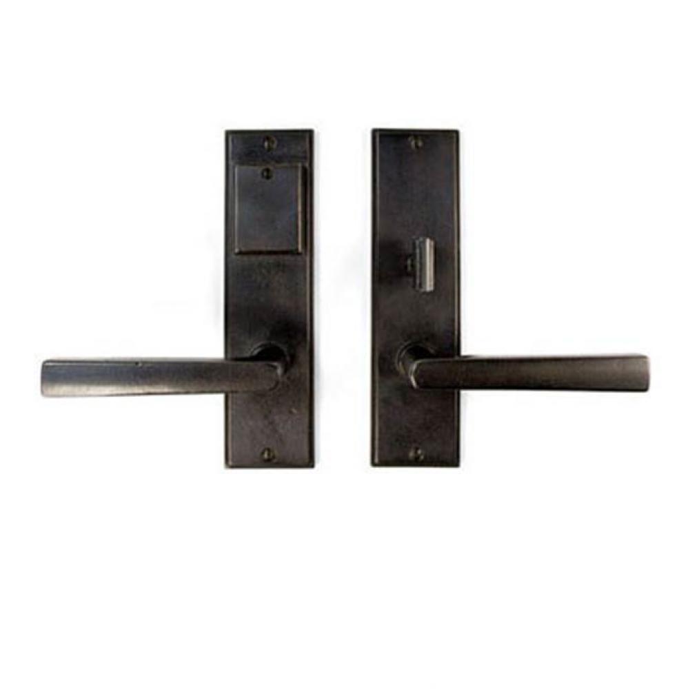 Double cylinder. Lever/knob x lever/knob ML entry set. EP-2108ML-KC (ext) EP-2108ML-KC (int)*