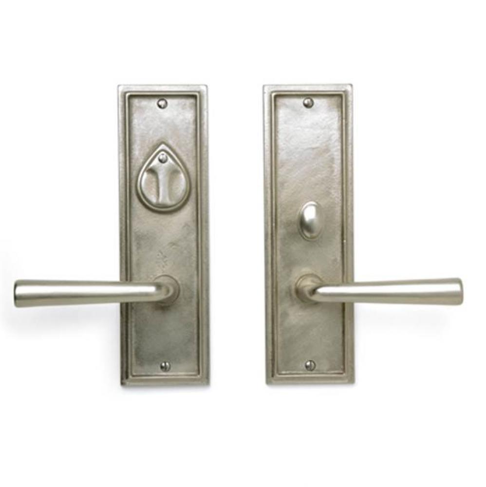 Double cylinder. Lever/knob x lever/knob ML entry set. EP-422ML-KC (ext) EP-422ML-KC (int)*