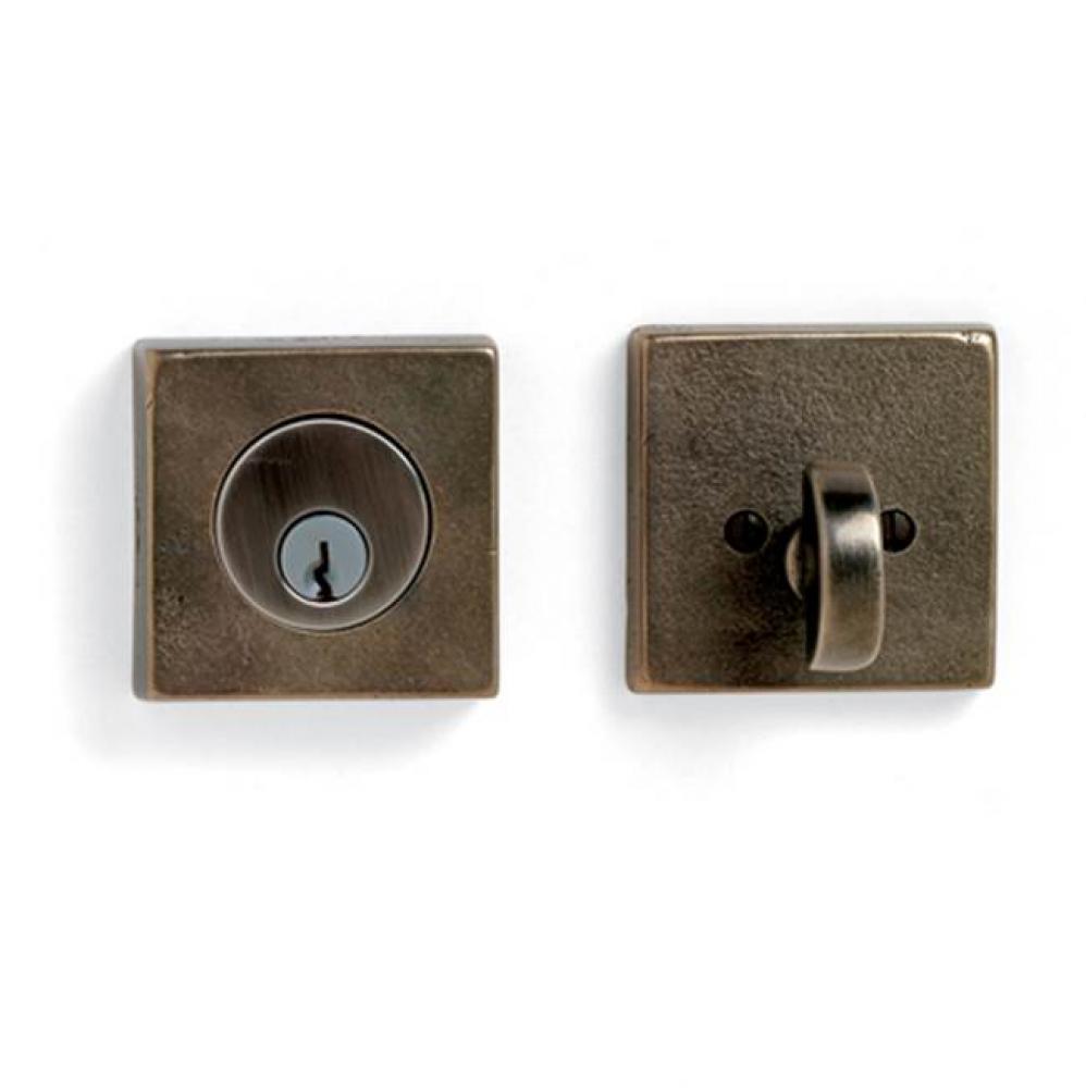 Single cylinder. Lever/knob x lever/knob deadbolt entry set w/rectangular cylinder hub. EP-952R5.5