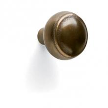 Sun Valley Bronze CK-408 - 1 1/4'' Ridge round cabinet knob.