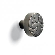 Sun Valley Bronze CK-433 - 1 3/8'' Stone round cabinet knob.