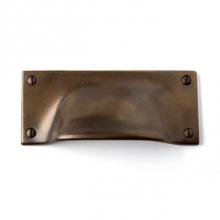 Sun Valley Bronze CK-606 - 5 3/4'' x 2 7/16'' Surface mount bin pull. 5'' center-to-center.