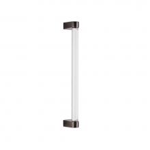 Sun Valley Bronze CK-ACR-DWL-8 - 8'' Acrylic dowel cabinet pull. 7 1/2'' center-to-center.