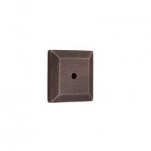 Sun Valley Bronze CKE-138 - 1 3/8'' Bevel Edge square cabinet knob escutcheon.
