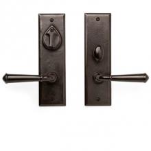 Sun Valley Bronze CS-1408ML-DC - Double cylinder. Lever/knob x lever/knob ML entry set. EP-1408ML-KC (ext) EP-1408ML-KC (int) Non-e