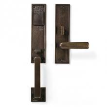 Sun Valley Bronze CS-1524 - Single cylinder. Handle x lever/knob. Sectional. EP-1524ML-KC (ext) EP-1510ML-TPC (int)*