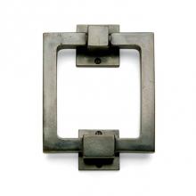 Sun Valley Bronze DK-96 - 6'' Square door knocker w/hub and strike plate.