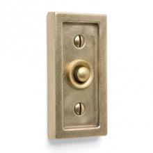 Sun Valley Bronze DRB-1500 - 1 5/8'' x 3 1/4'' Bandbox door bell plate w/matching button.