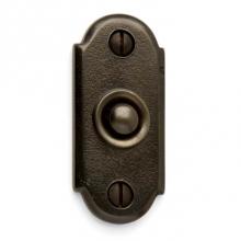 Sun Valley Bronze DRB-5 - 1 1/4'' x 2 5/8'' Arch door bell plate w/matching button.