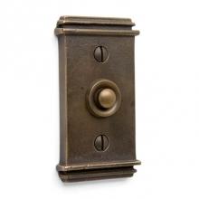 Sun Valley Bronze DRB-741 - 1 3/4'' x 3 1/4''  Hampton door bell plate w/matching button.