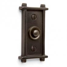 Sun Valley Bronze DRB-751 - 1 3/4'' x 3 1/4''  Trellis door bell plate w/matching button.
