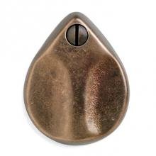 Sun Valley Bronze EP-1245ML-KC - 2 1/2'' x 15 1/2'' Fleur de Lis mortise lock entry plate w/key cover.