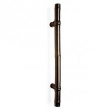 Sun Valley Bronze GH-1326R - 25 3/4'' Bamboo grip handle with rope detail. 16 3/8'' center-to-center.*