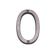 Sun Valley Bronze HN-0 - 4 1/2'' Surface mount house number 0.