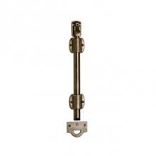 Sun Valley Bronze OC-OSB12 - 12'' Lever operated oval surface bolt set w/universal strike. Includes 2 guides. (Shown)