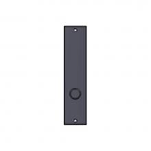 Sun Valley Bronze P-1406OH-IML-ERC/P-F1406OH-IML-ERC - 2 1/2'' x 6'' Corrugated interior mortise lock plate w/emergency release cover