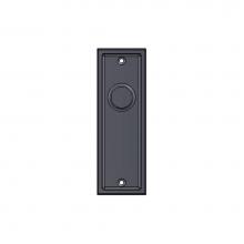 Sun Valley Bronze P-1505OH-MB-TPC/P-F1505OH-MB-TPC - 2'' x 6'' Bandbox mortise bolt plate w/turn piece.