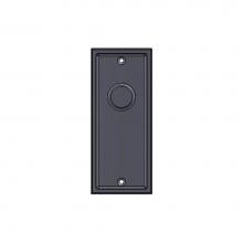 Sun Valley Bronze P-1506OH-MB-TPC/P-F1506OH-MB-TPC - 2 1/2'' x 6'' Bandbox mortise bolt plate w/turn piece.