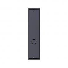 Sun Valley Bronze P-2110-8IML-ERC/P-F2110-8IML-ERC - 2 1/4'' x 10'' Mesa interior mortise lock plate w/emergency release cover.