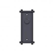 Sun Valley Bronze P-355OH-MB-TPC/P-F355OH-MB-TPC - 2 3/4'' x 6 1/2'' Trellis mortise bolt plate w/turn piece.