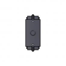 Sun Valley Bronze P-366OH-MB-ERC/P-F366OH-MB-ERC - 3'' x 7 1/2'' Deco mortise bolt plate w/emergency release cover.