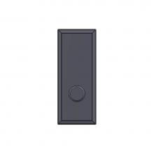 Sun Valley Bronze P-406OH-MB-ERC/P-F406OH-MB-ERC - 2 1/2'' x 6 3/16''  Bevel Edge mortise bolt plate w/emergency release cover.