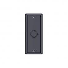 Sun Valley Bronze P-406OH-MB-TPC/P-F406OH-MB-TPC - 2 1/2'' x 6 3/16''  Bevel Edge mortise bolt plate w/turn piece.