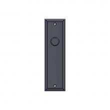 Sun Valley Bronze P-408MB-TPC/P-F408MB-TPC - 2 1/2'' x 8 3/4'' Bevel Edge mortise bolt plate w/turn piece.