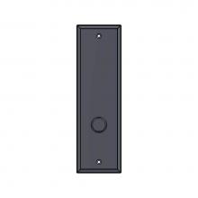 Sun Valley Bronze P-410ML - 3'' x 10'' Bevel Edge mortise lock passage plate.