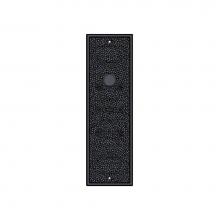 Sun Valley Bronze P-HP1512/P-F-HP1512 - 3 1/2'' x 11 1/2'' Hand Peened passage plate.