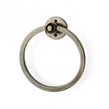 Sun Valley Bronze TR-9107 - 7'' Contemporary round hand towel ring. Specify escutcheon.