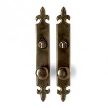 Sun Valley Bronze TS-1250-5.5PLD-DC - Double cylinder. Lever/knob x lever/knob deadbolt entry set. EP-1250-5.5KC (ext) EP-1250-5.5KC (in