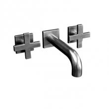 Sun Valley Bronze WTS-900 - 7 1/2'' Contemporary wall mount tub spout filler only shown w/P-N926 escutcheon. Install