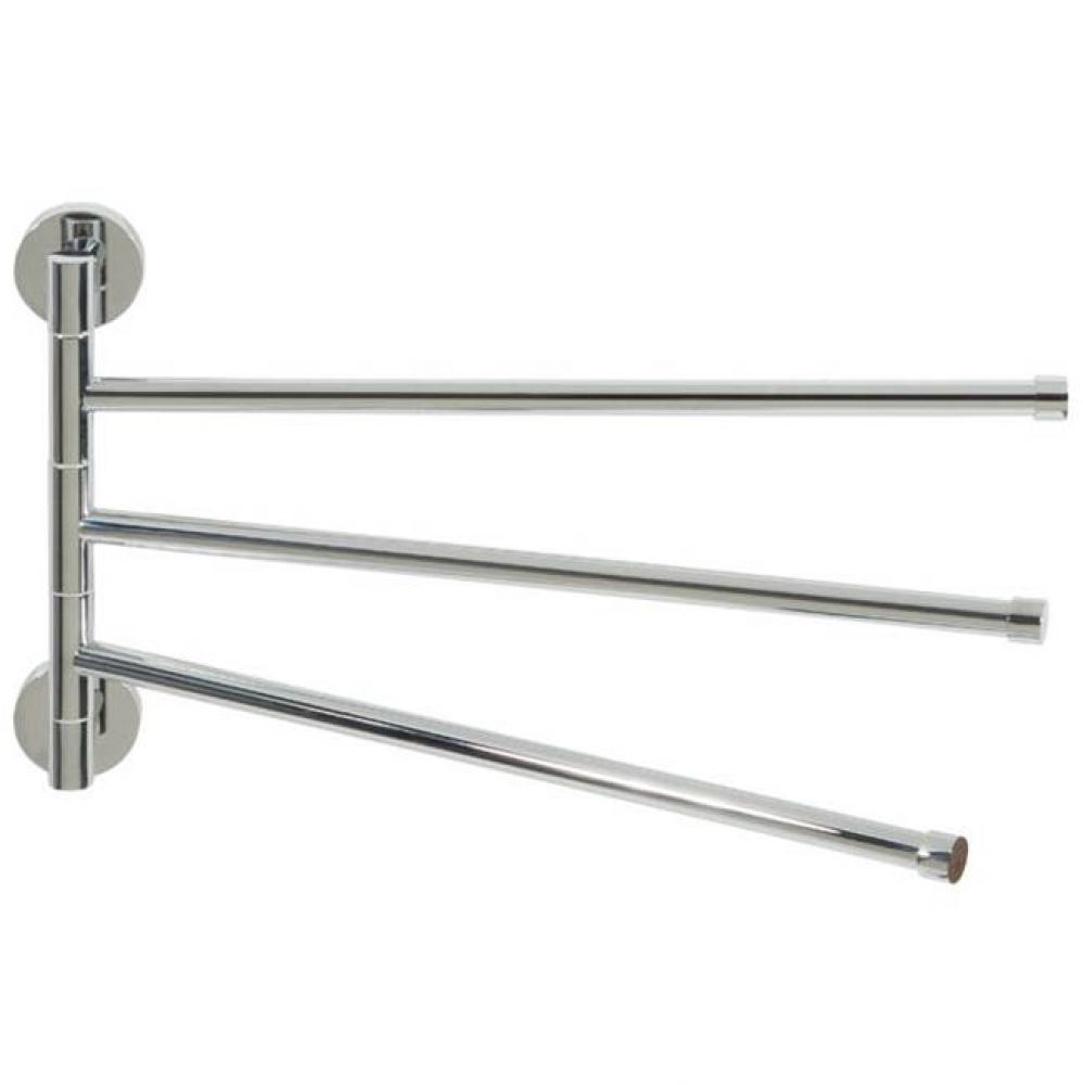 Triple Swing Towel Bar - Chrome