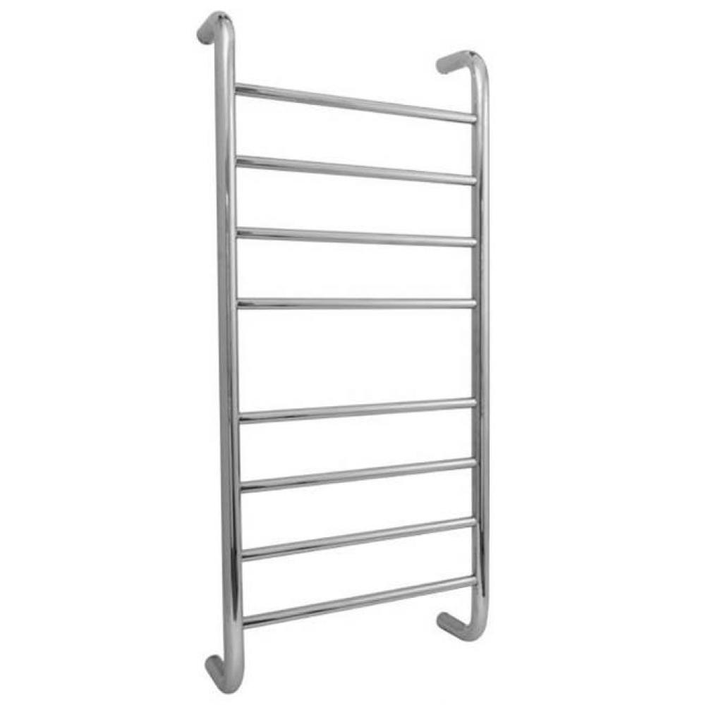 8 Bar Towel Ladder - Round Bar - Polished Stainless