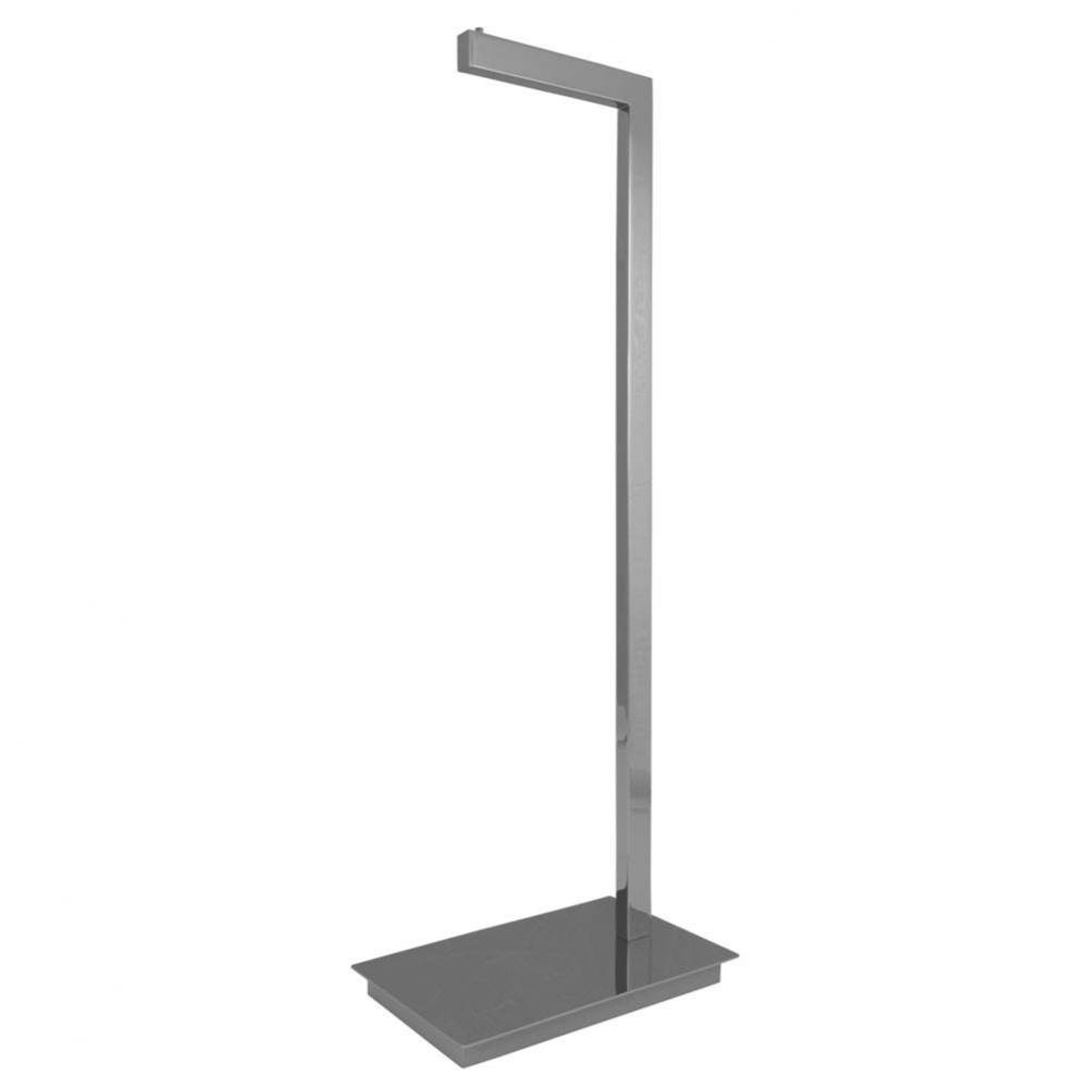 Floor Stand Paper Holder Square Bar - Chrome