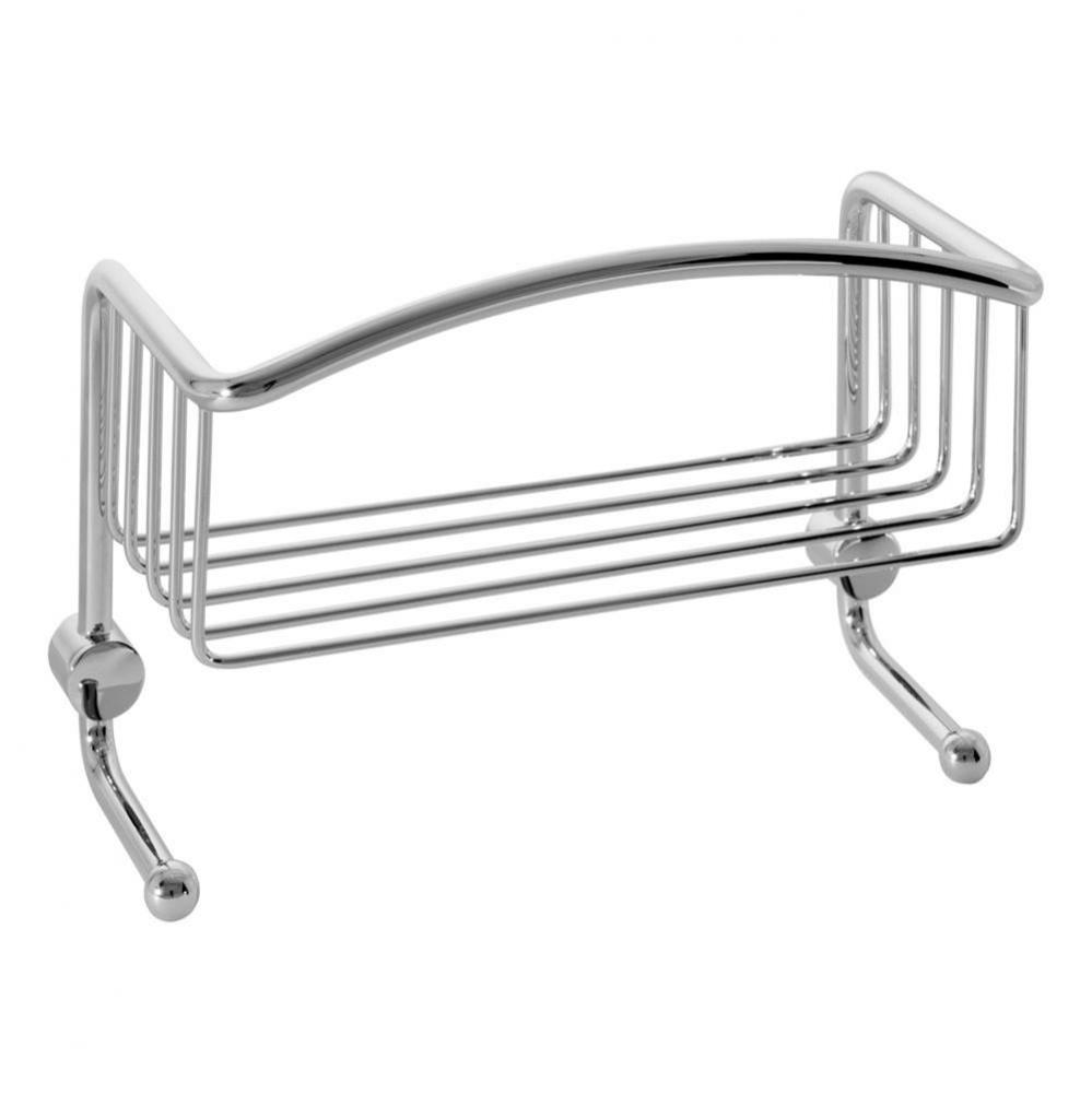 Single Wire Basket with double posts - Chrome
