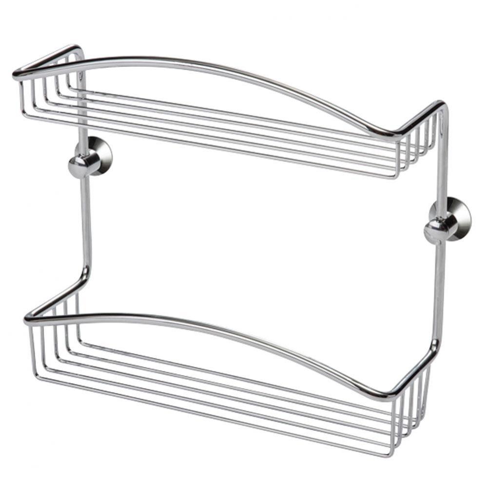 Double Wire Basket - Chrome