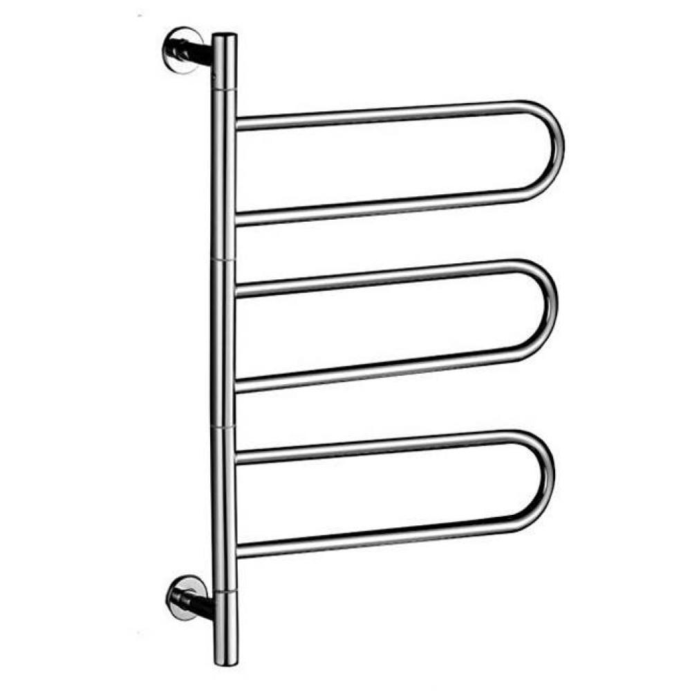 6 Bar Swing Towel Holder - Polished Stainless