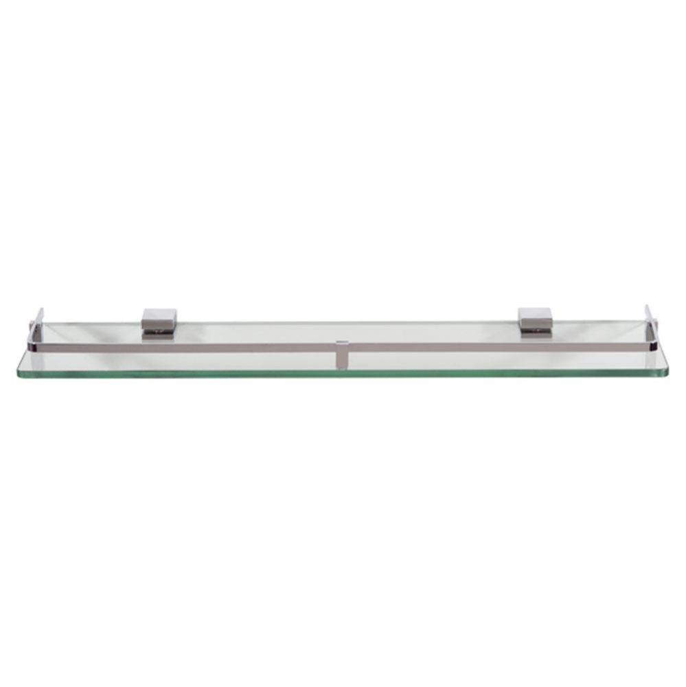 Karre II Single Glass Shelf Chrome