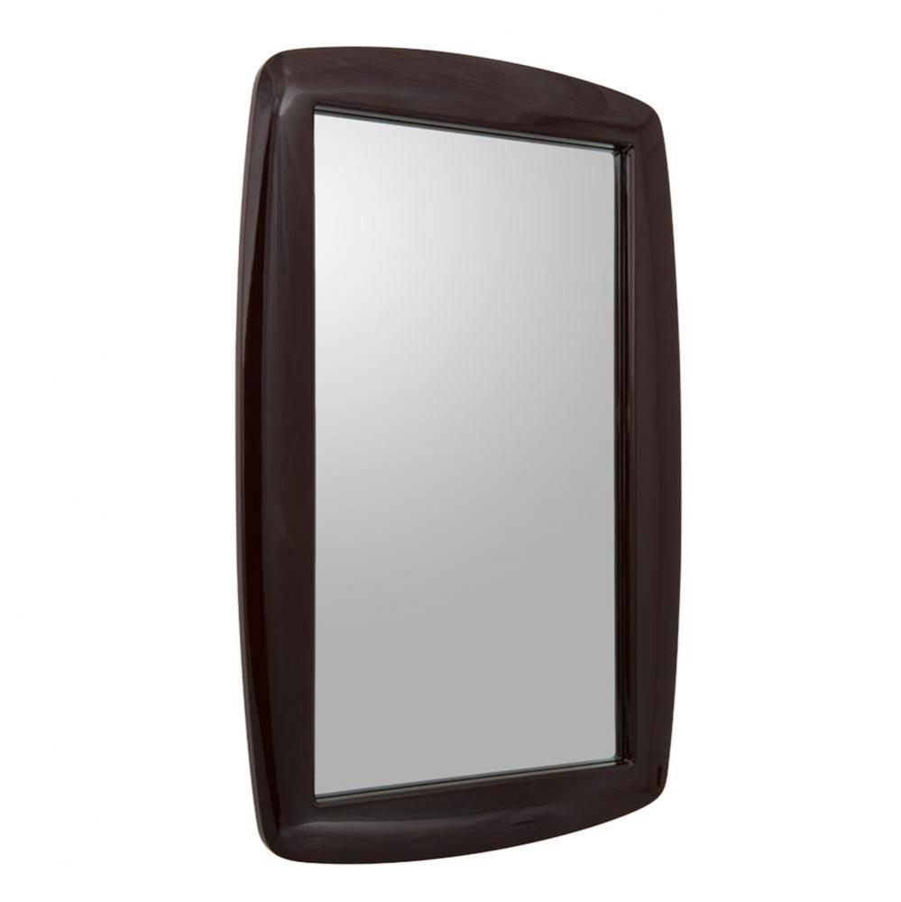 Coupe Rounded Rectangle Mirror - Brown