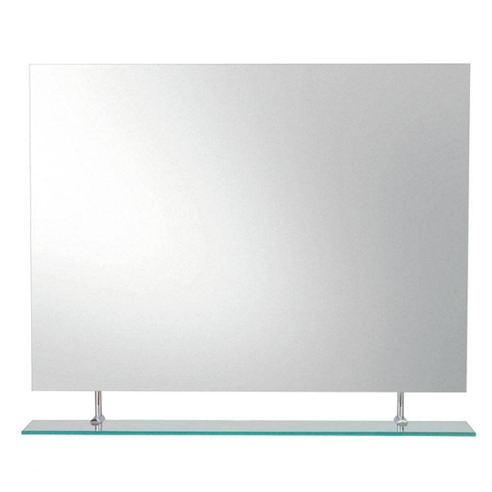 Melanie Mirror with Single Hanging Bottom Shelf - Horizontal Orientation
