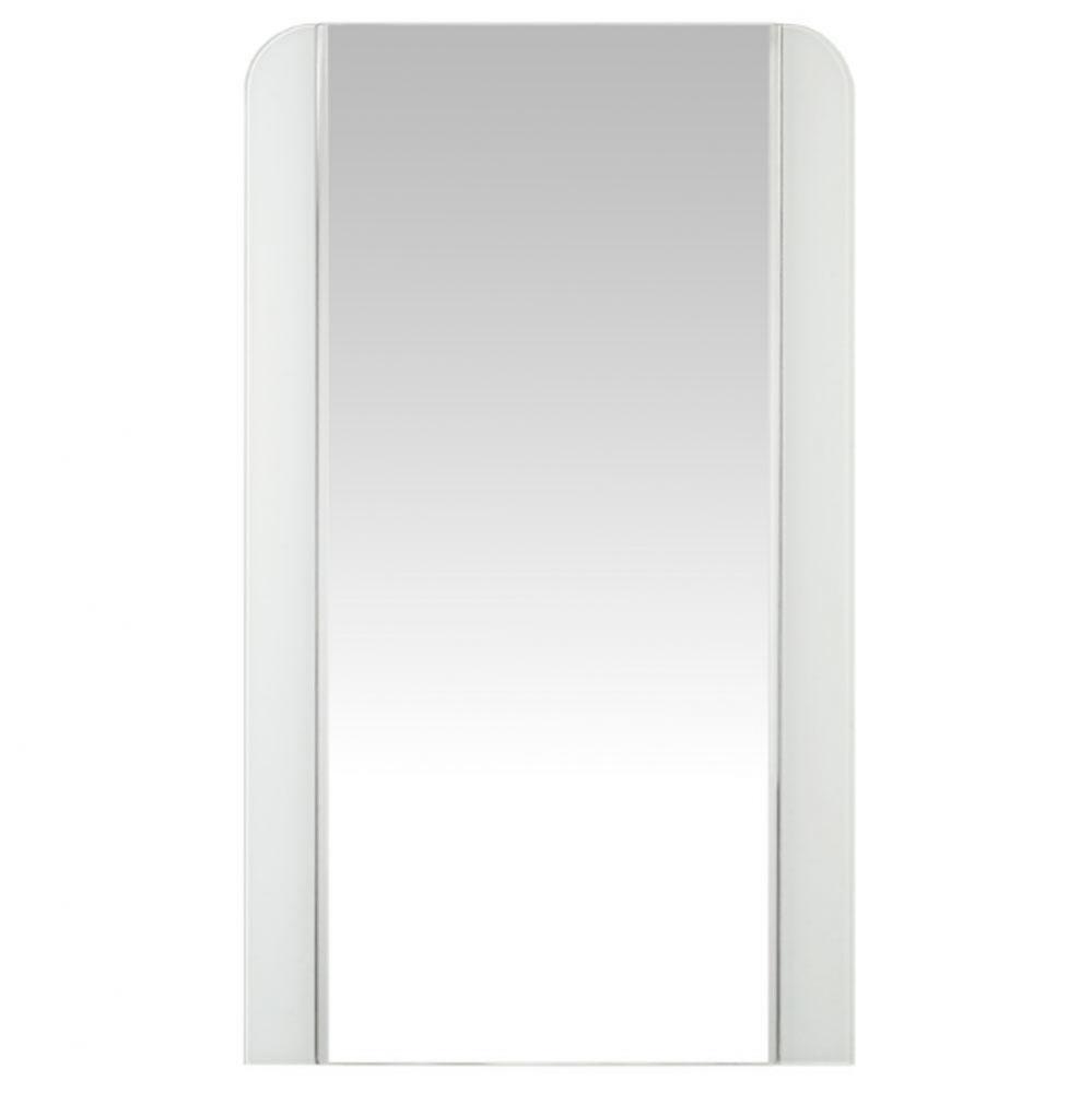 Melanie Mirror with Parallel Frosted Side Trim